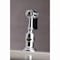 Kingston Brass KS3271PXBS Restoration 8" Bridge Kitchen Faucet W/ Sprayer, Chrome KS3271PXBS - alternate 6
